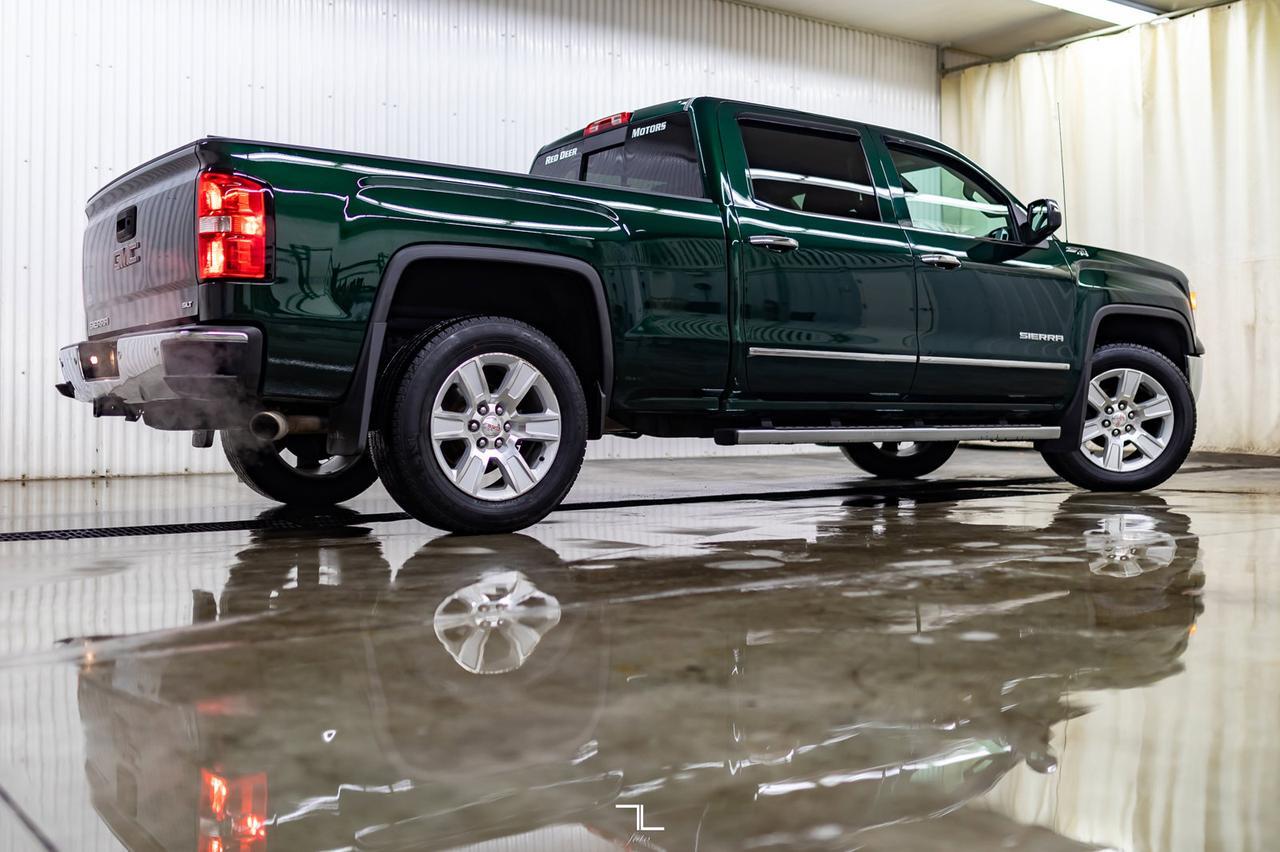 2015 GMC Sierra 1500 4x4 Crew Cab SLT Z71 Longbox Leather Nav BCam Red Deer AB
