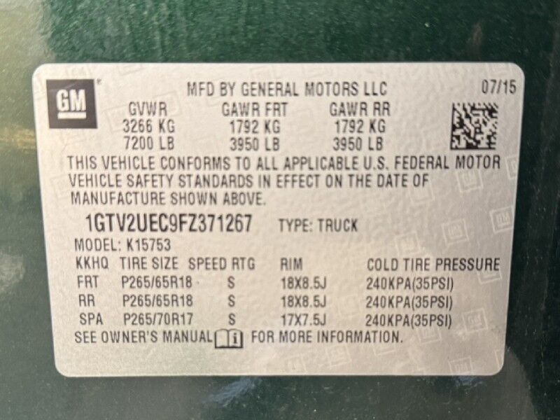 2015 GMC Sierra 1500 SLE Double Cab 4WD w/ Z71 Off Road Suspension Package Arlington VA