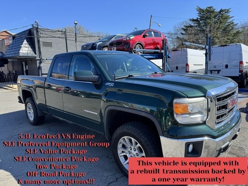 2015 GMC Sierra 1500 SLE Double Cab 4WD w/ Z71 Off Road Suspension Package