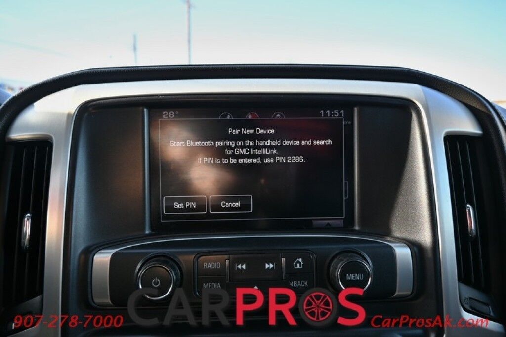 2015 GMC Sierra 1500 SLT - 4X4 - Crew Cab - 5.3L V8 - Heated & Cooled Leather Seats - Remote Start - Keyless Entry - Navigation - Bluetooth - Bose Speakers - Backup Camera - Sunnroof - Tow Pkg Anchorage AK