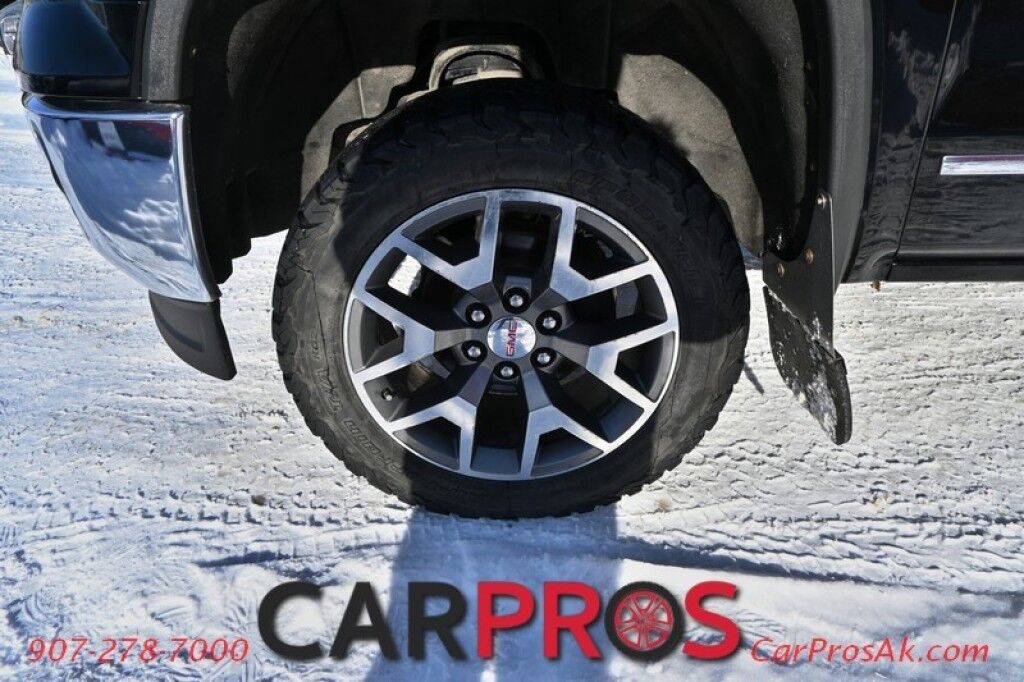 2015 GMC Sierra 1500 SLT - 4X4 - Crew Cab - 5.3L V8 - Heated & Cooled Leather Seats - Remote Start - Keyless Entry - Navigation - Bluetooth - Bose Speakers - Backup Camera - Sunnroof - Tow Pkg Anchorage AK