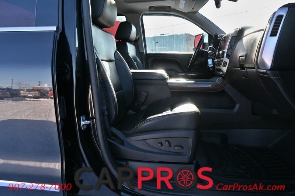 2015 GMC Sierra 1500 SLT - 5.3L V8 - 4x4 - Crew Cab - Front Power Leather Heated/Cooled Seats - Remote Start - Keyless Entry - Navigation - Bluetooth - Bose System - Backup Camera - Moonroof - Brake Controller - Tow Pkg Anchorage AK