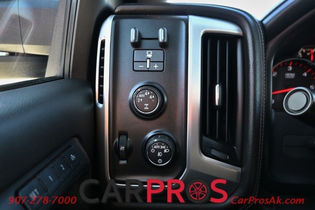 2015 GMC Sierra 1500 SLT - 5.3L V8 - 4x4 - Crew Cab - Front Power Leather Heated/Cooled Seats - Remote Start - Keyless Entry - Navigation - Bluetooth - Bose System - Backup Camera - Moonroof - Brake Controller - Tow Pkg Anchorage AK