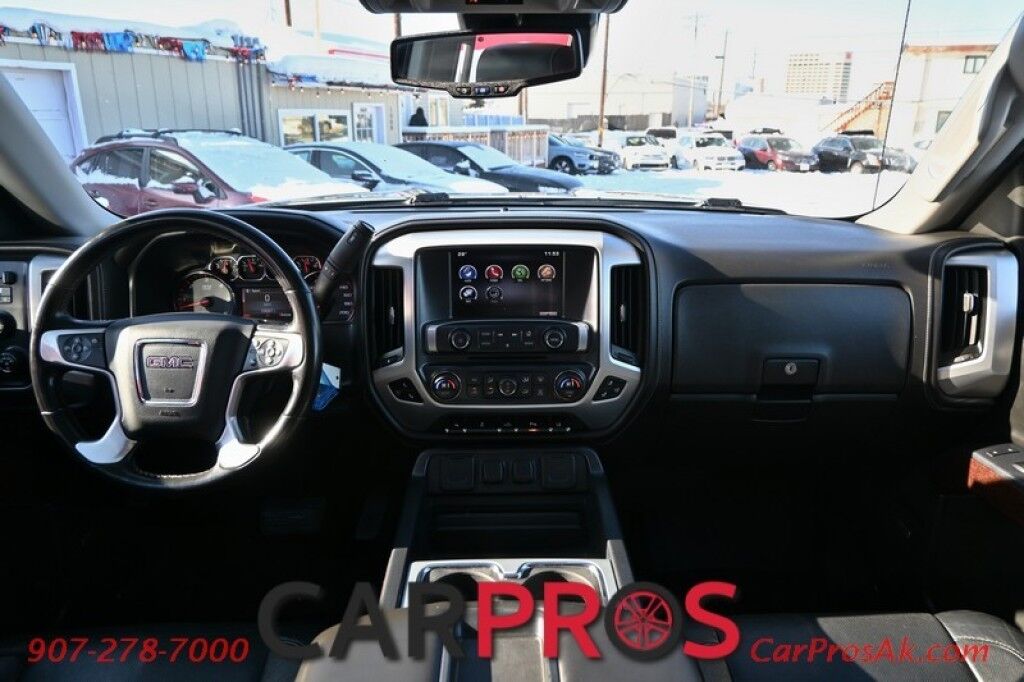 2015 GMC Sierra 1500 SLT - 5.3L V8 - 4x4 - Crew Cab - Front Power Leather Heated/Cooled Seats - Remote Start - Keyless Entry - Navigation - Bluetooth - Bose System - Backup Camera - Moonroof - Brake Controller - Tow Pkg Anchorage AK