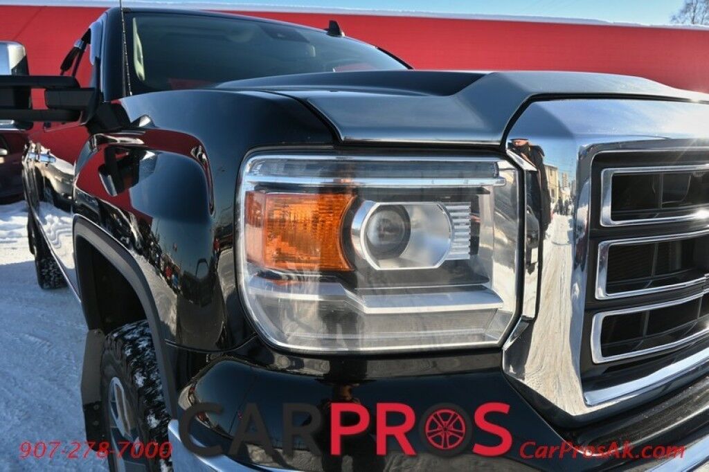 2015 GMC Sierra 1500 SLT - 5.3L V8 - 4x4 - Crew Cab - Front Power Leather Heated/Cooled Seats - Remote Start - Keyless Entry - Navigation - Bluetooth - Bose System - Backup Camera - Moonroof - Brake Controller - Tow Pkg Anchorage AK