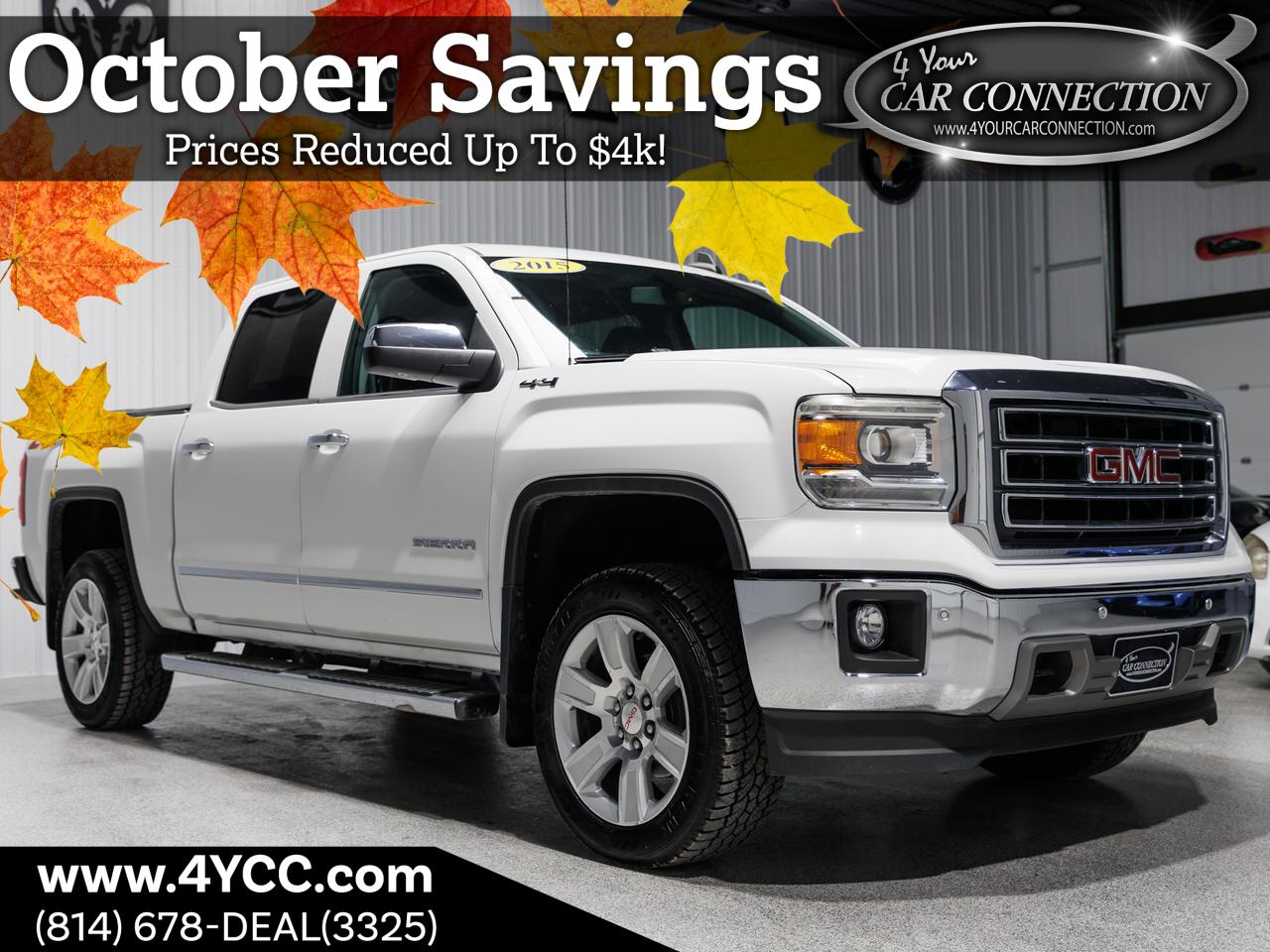 2015 GMC Sierra 1500 SLT Z71 Crew Cab 4WD Cranberry PA
