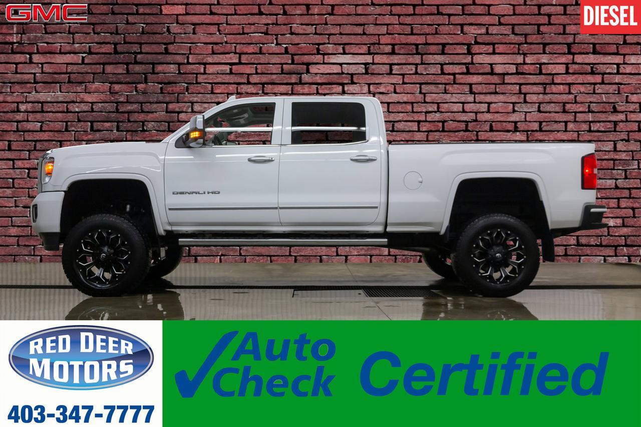 2015 GMC Sierra 2500 4x4 Crew Cab Denali HD Leather Roof Nav 6" Lift