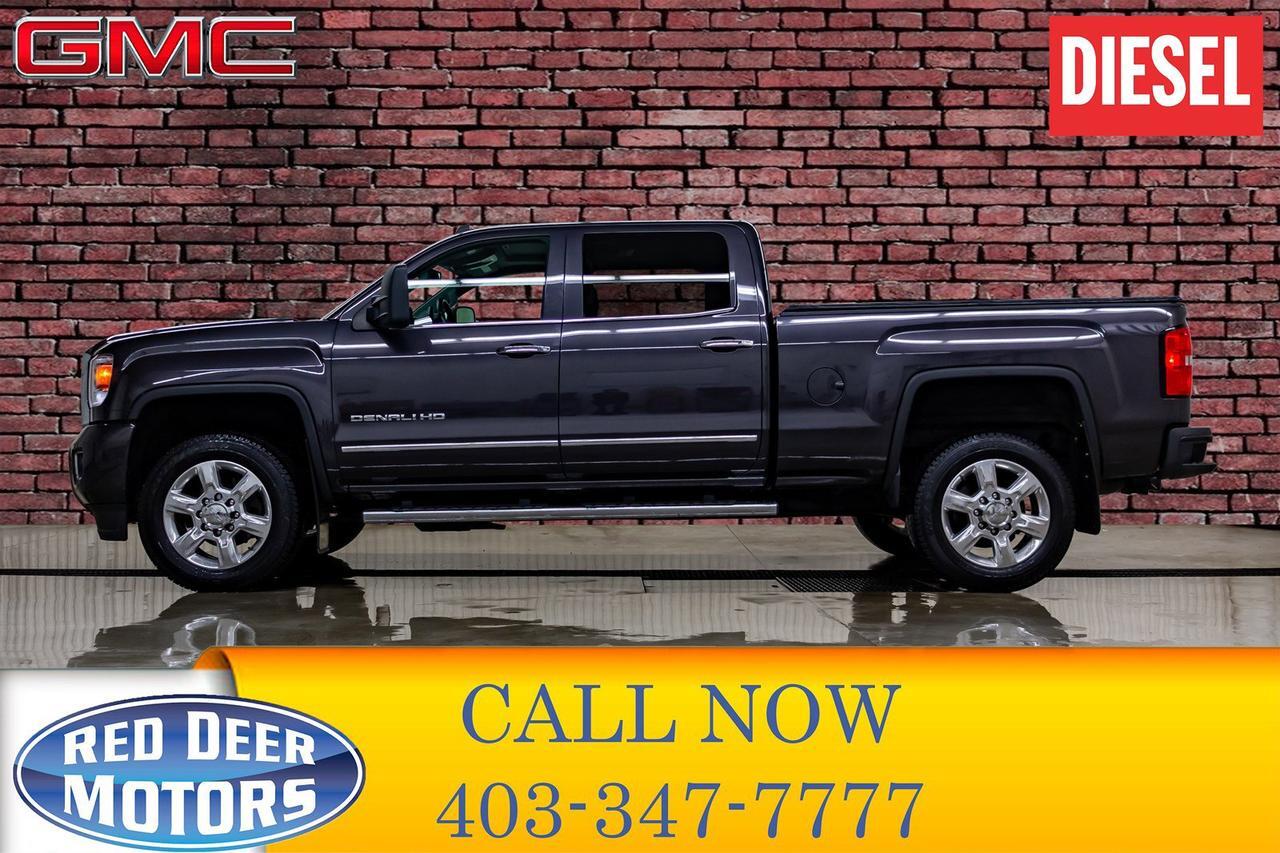 2015 GMC Sierra 2500HD 4x4 Crew Cab Denali Diesel Leather Roof Nav