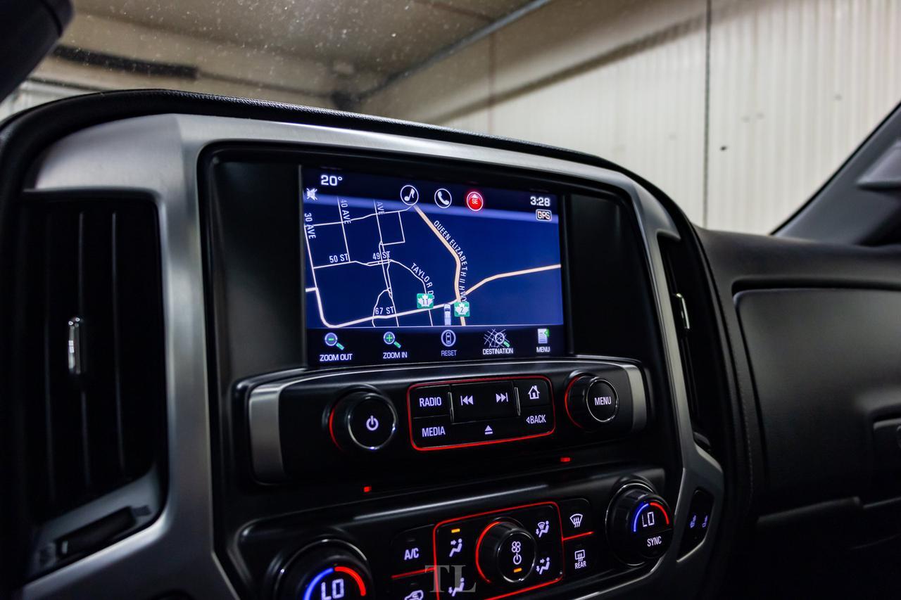 2015 GMC Sierra 2500HD 4x4 Crew Cab SLT Diesel Lift Leather Roof Nav Red Deer AB