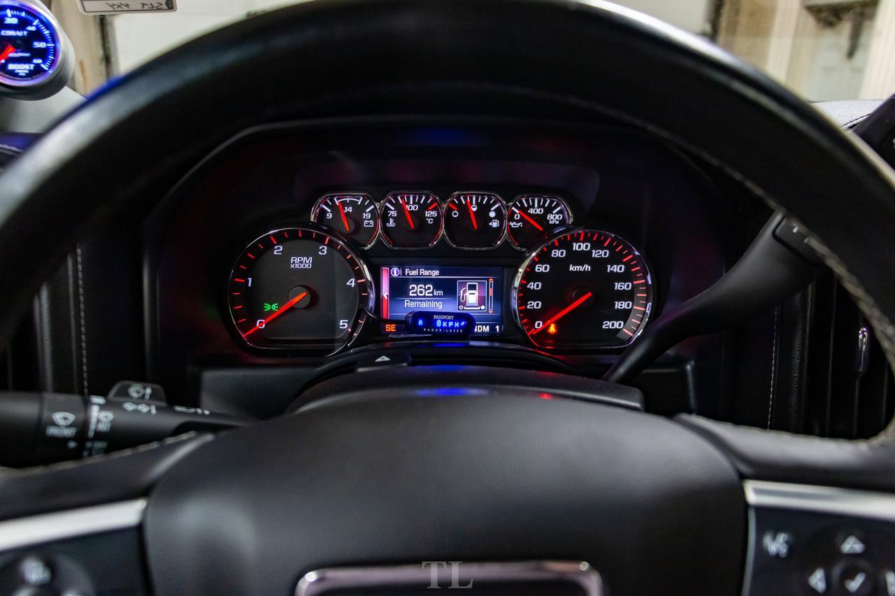 2015 GMC Sierra 2500HD 4x4 Crew Cab SLT Diesel Lift Leather Roof Nav Red Deer AB