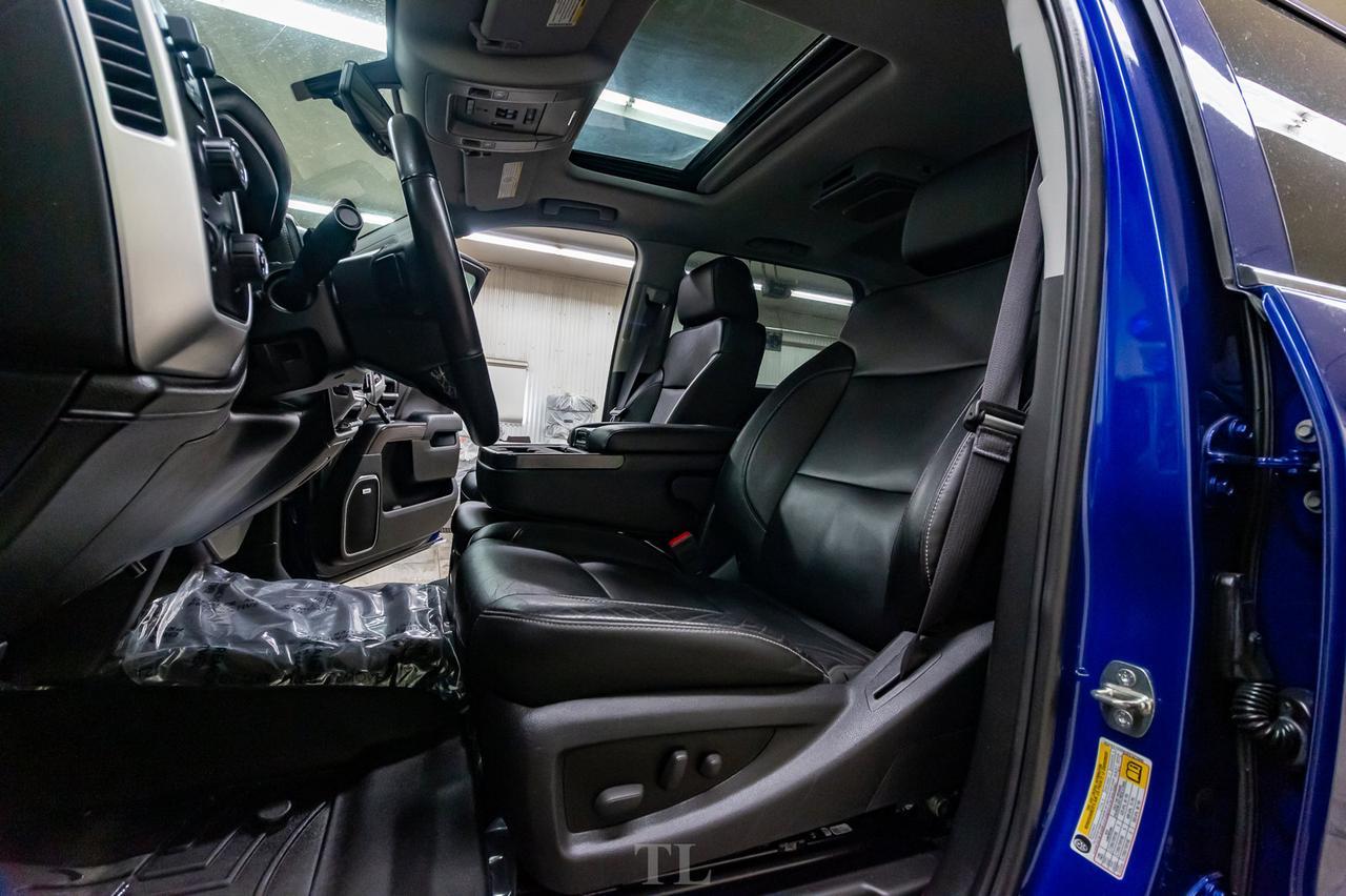 2015 GMC Sierra 2500HD 4x4 Crew Cab SLT Diesel Lift Leather Roof Nav Red Deer AB