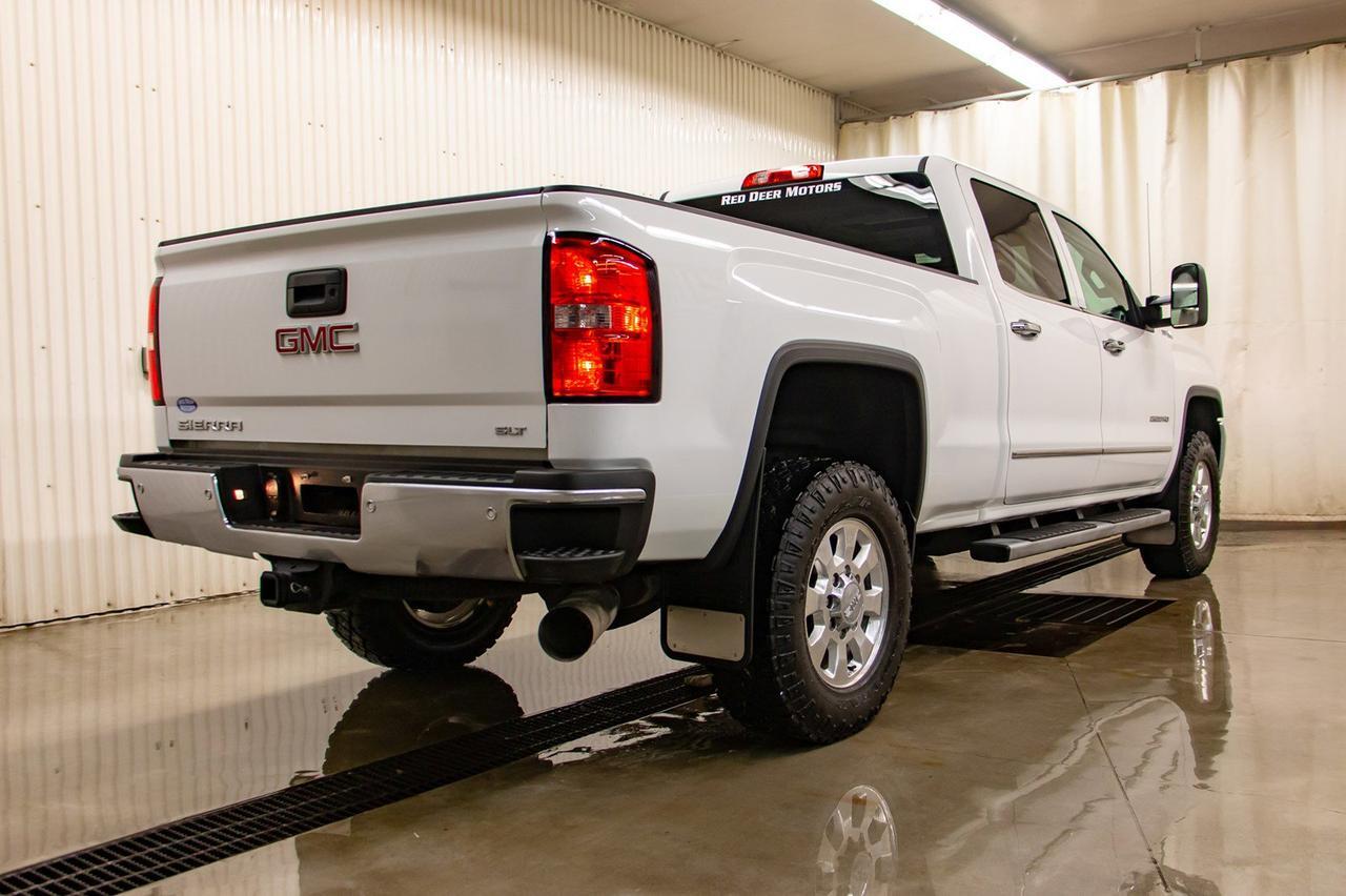 2015 GMC Sierra 2500HD 4x4 Crew Cab SLT Z71 Diesel Leather Roof Red Deer AB