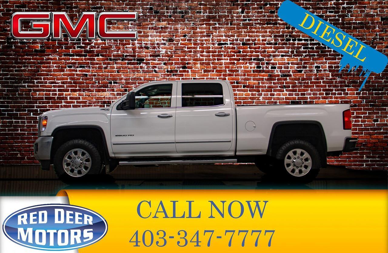 2015 GMC Sierra 2500HD 4x4 Crew Cab SLT Z71 Diesel Leather Roof