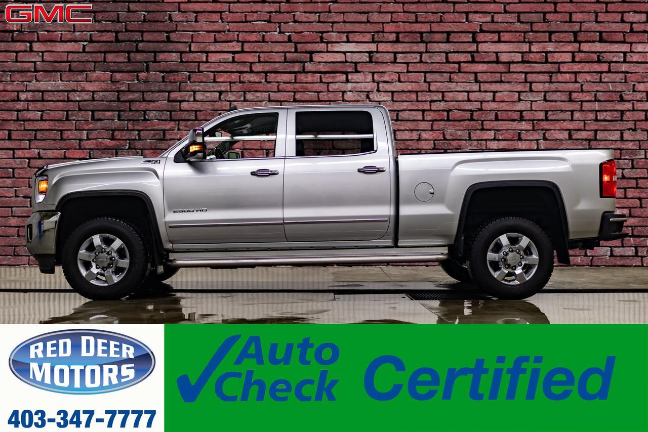 2015 GMC Sierra 2500HD 4x4 Crew Cab SLT Z71 Leather BCam Red Deer AB