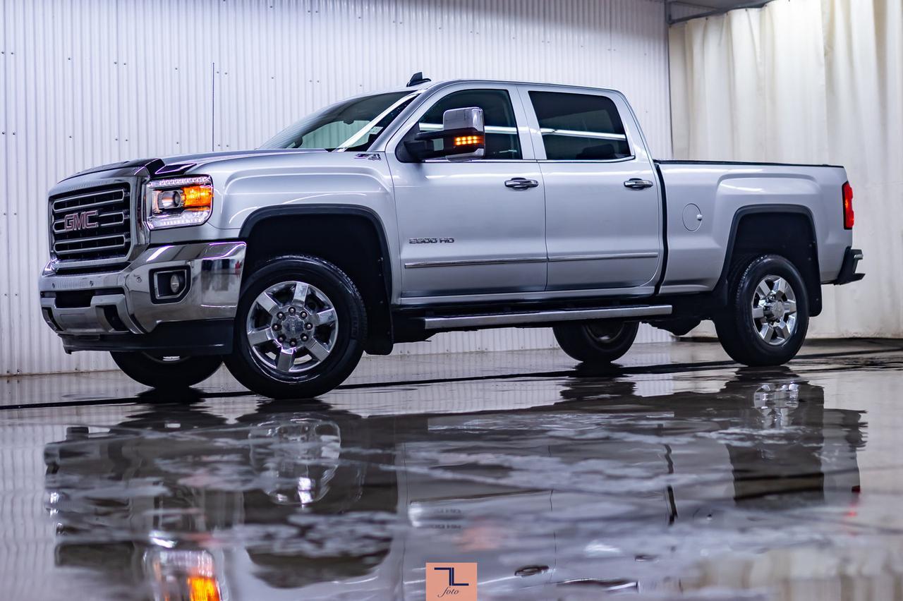2015 GMC Sierra 2500HD 4x4 Crew Cab SLT Z71 Leather Roof Nav BCam Red Deer AB