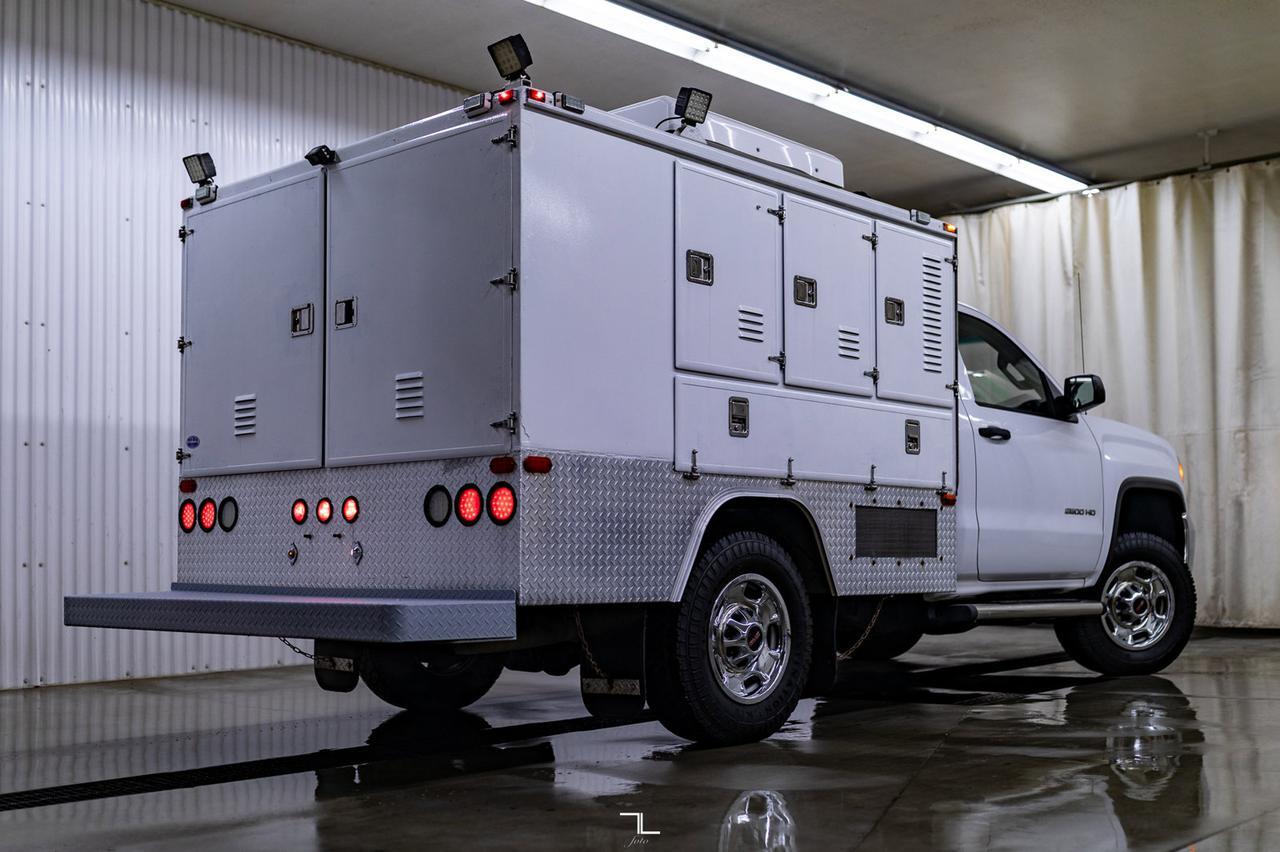 2015 GMC Sierra 2500HD 4x4 Reg Cab Mechanics Box Red Deer AB