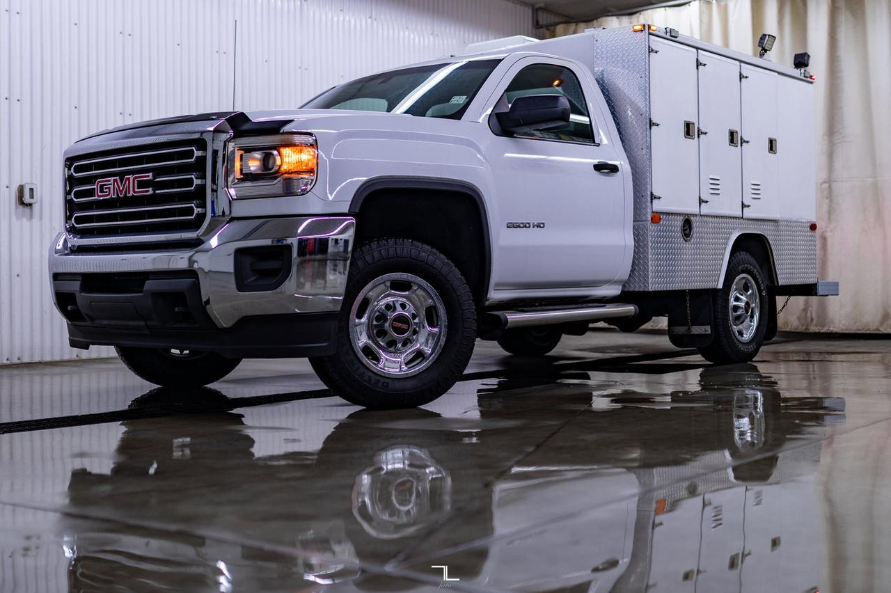 2015 GMC Sierra 2500HD 4x4 Reg Cab Mechanics Box Red Deer AB