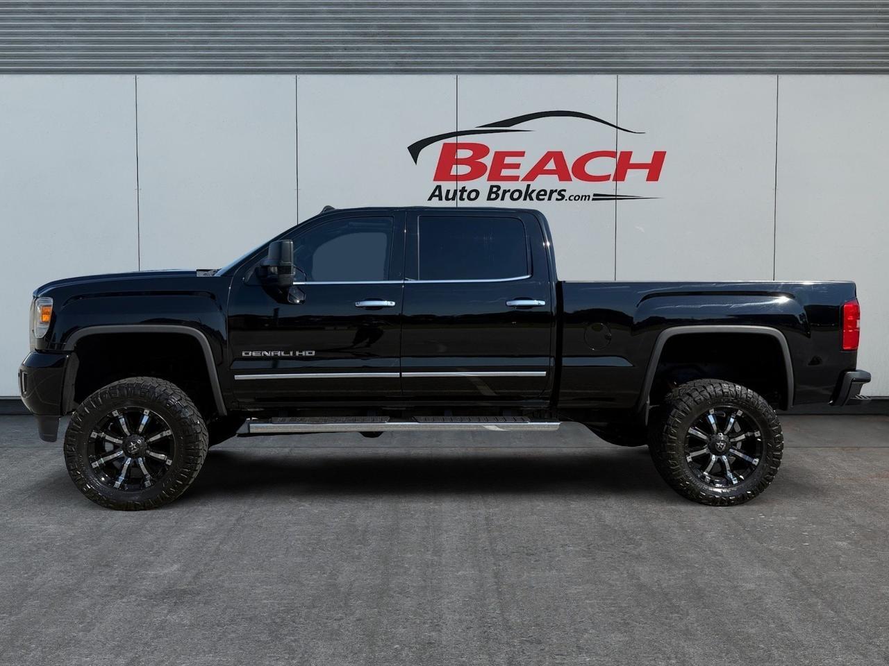 2015 GMC Sierra 2500HD Denali, BLUETOOTH, UNIVERSAL GARAGE DOOR OPENER, SUNROOF, RUNNING BOARDS, POWERED SLIDING REAR WINDOW, BACKUP CAMERA, TOW PACKAGE, HEATED STEERING WHEEL, HEATED AND VENTILATED FRONT SEATS, TRUCKS THIS CLEAN DONT LAST LONG COME AND TEST DRIVE THIS DEN Norfolk VA