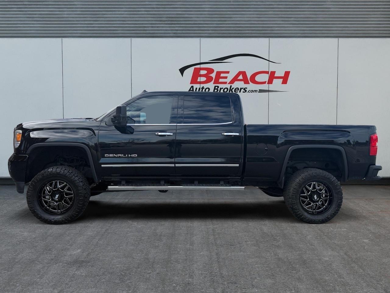 2015 GMC Sierra 2500HD Denali, BLUETOOTH, UNIVERSAL GARAGE DOOR OPENER, SUNROOF, RUNNING BOARDS, POWERED SLIDING REAR WINDOW, BACKUP CAMERA, TOW PACKAGE, HEATED STEERING WHEEL, HEATED AND VENTILATED FRONT SEATS, TRUCKS THIS CLEAN DONT LAST LONG COME AND TEST DRIVE THIS DEN