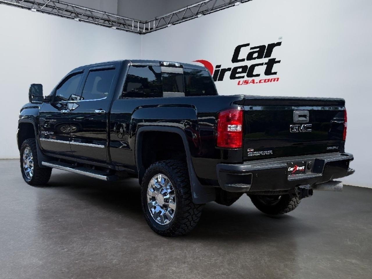 2015 GMC Sierra 2500HD Denali, CREW CAB 4X4 6.6L DURAMAX DIESEL ALLISON TRANSMISSION, HEATED SEATS, RUNNING BOARDS, APPLE CARPLAY/ANDROID AUTO, TAILGATE STEP, FENDER FLARES, SUNROOF, BED LINER, TOW PACKAGE, BACKUP CAMERA, CLEAN CARFAX CERTIFIED, TAKE POWER ON THE ROAD! Virginia Beach VA