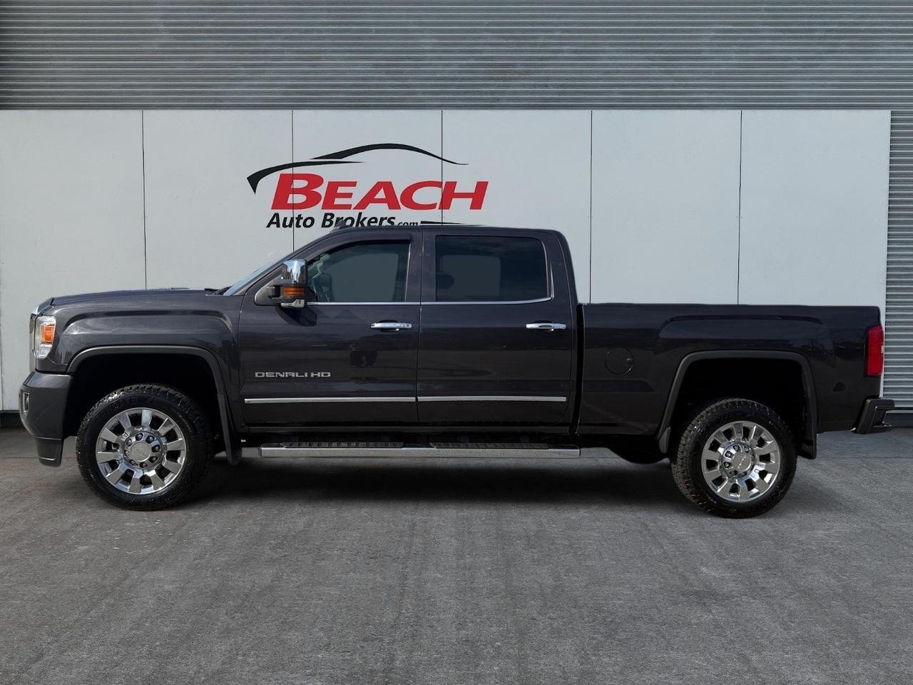 2015 GMC Sierra 2500HD Denali, HEATED/VENTILATED SEATS, DVD ENTERTAINMENT, BOSE SPEAKERS, BLUETOOTH, UNIVERSAL GARAGE DOOR OPENER, WIFI, POWER MIRRORS, BED LINER, TOW PACKAGE, REMOTE KEYLESS ENTRY, RUNNING BOARDS, LOW MILES! Norfolk VA