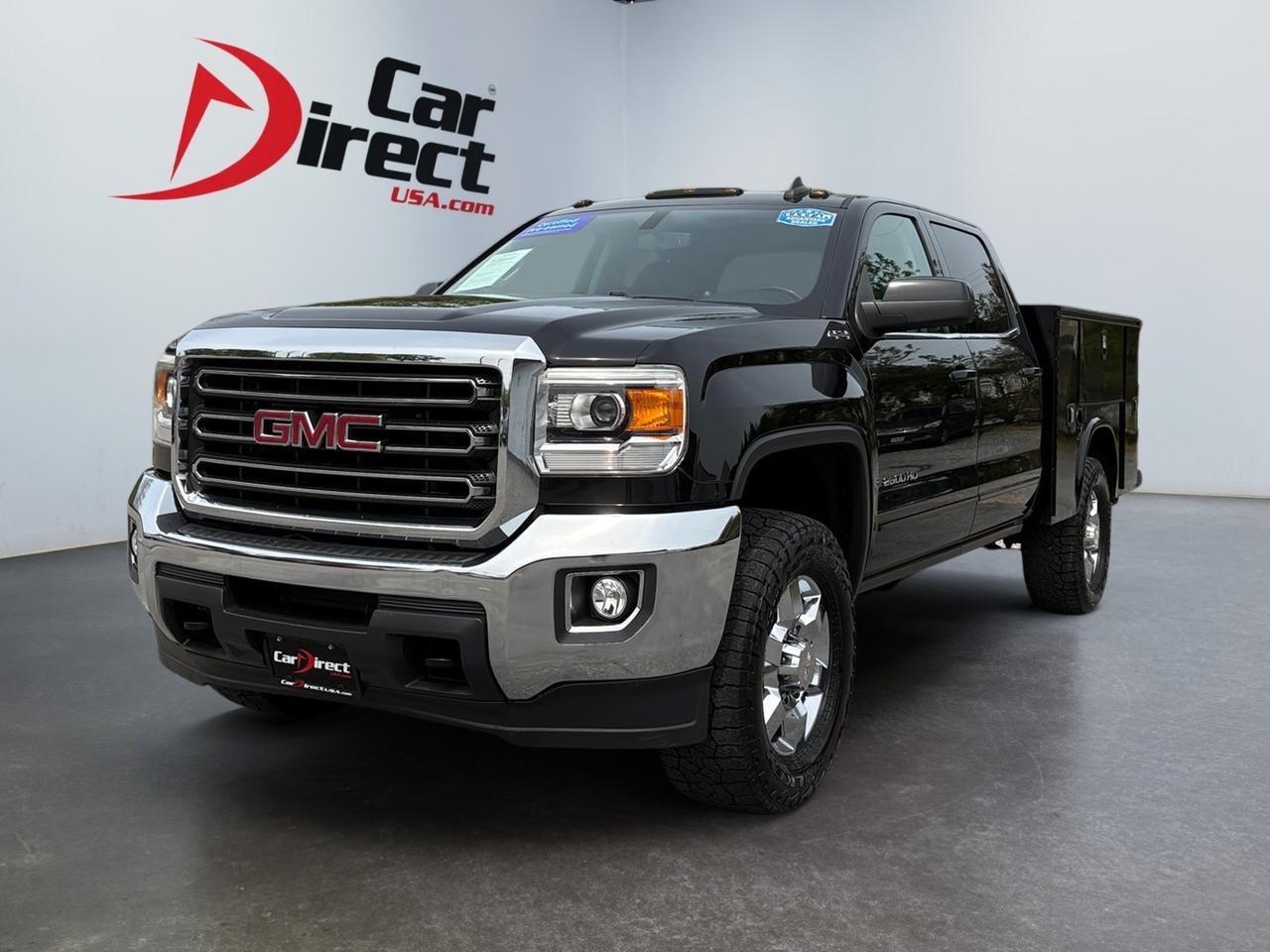 2015 GMC Sierra 2500HD SLE, KNAPHEIDE WORK UTILITY BED, EXTERNAL CARGO COMPARTMENTS, TOW PACKAGE WITH HITCH, BACKUP CAMERA, REMOTE START, NAVIGATION WITH APPLE CARPLAY/ANDROID AUTO, HEATED SEATS, LOW MILEAGE, ONLY 1 OWNER, CLEAN CARFAX, GET TO WORK IN THIS GMC! Virginia Beach VA