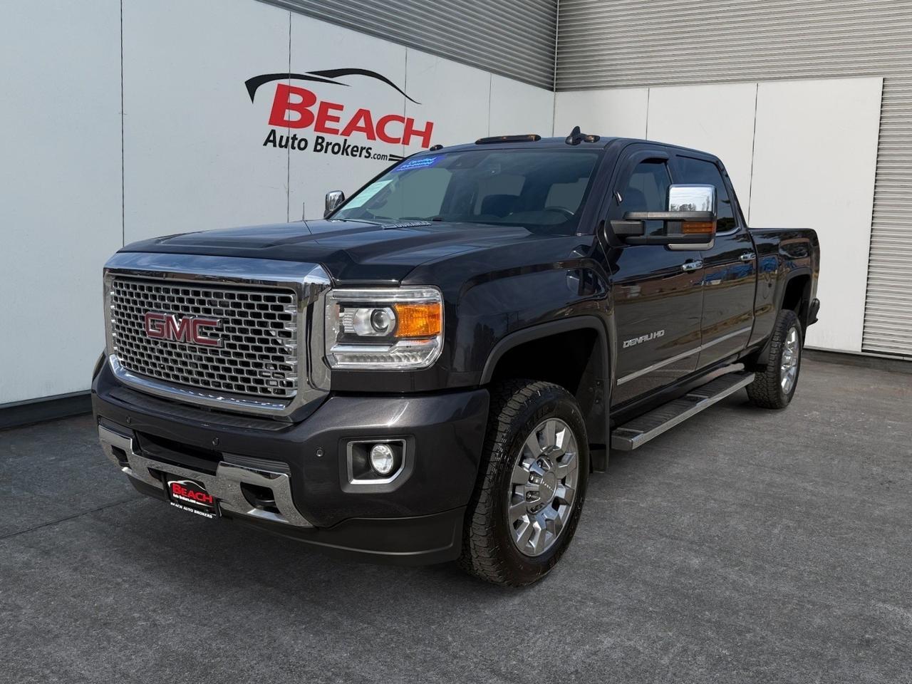 2015 GMC Sierra 2500HD available WiFi Denali, HEATED/VENTILATED SEATS, DVD ENTERTAINMENT, BOSE SPEAKERS, BLUETOOTH, UNIVERSAL GARAGE DOOR OPENER, WIFI, POWER MIRRORS, BED LINER, TOW PACKAGE, REMOTE KEYLESS ENTRY, RUNNING BOARDS, LOW MILES!