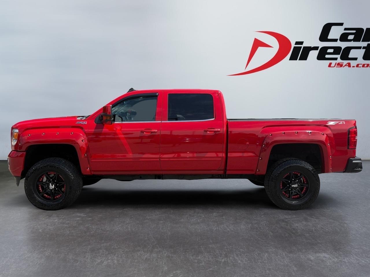 2015 GMC Sierra 2500HD available WiFi SLE, 5TH WHEEL/GOOSENECK TOW PACKAGE, LIFTED, CUSTOM MOTO METAL WHEELS, BACKUP CAMERA, PARKING SENSORS, ONSTAR CONNECT, THIS TRUCK IS RED HOT & READY! Virginia Beach VA