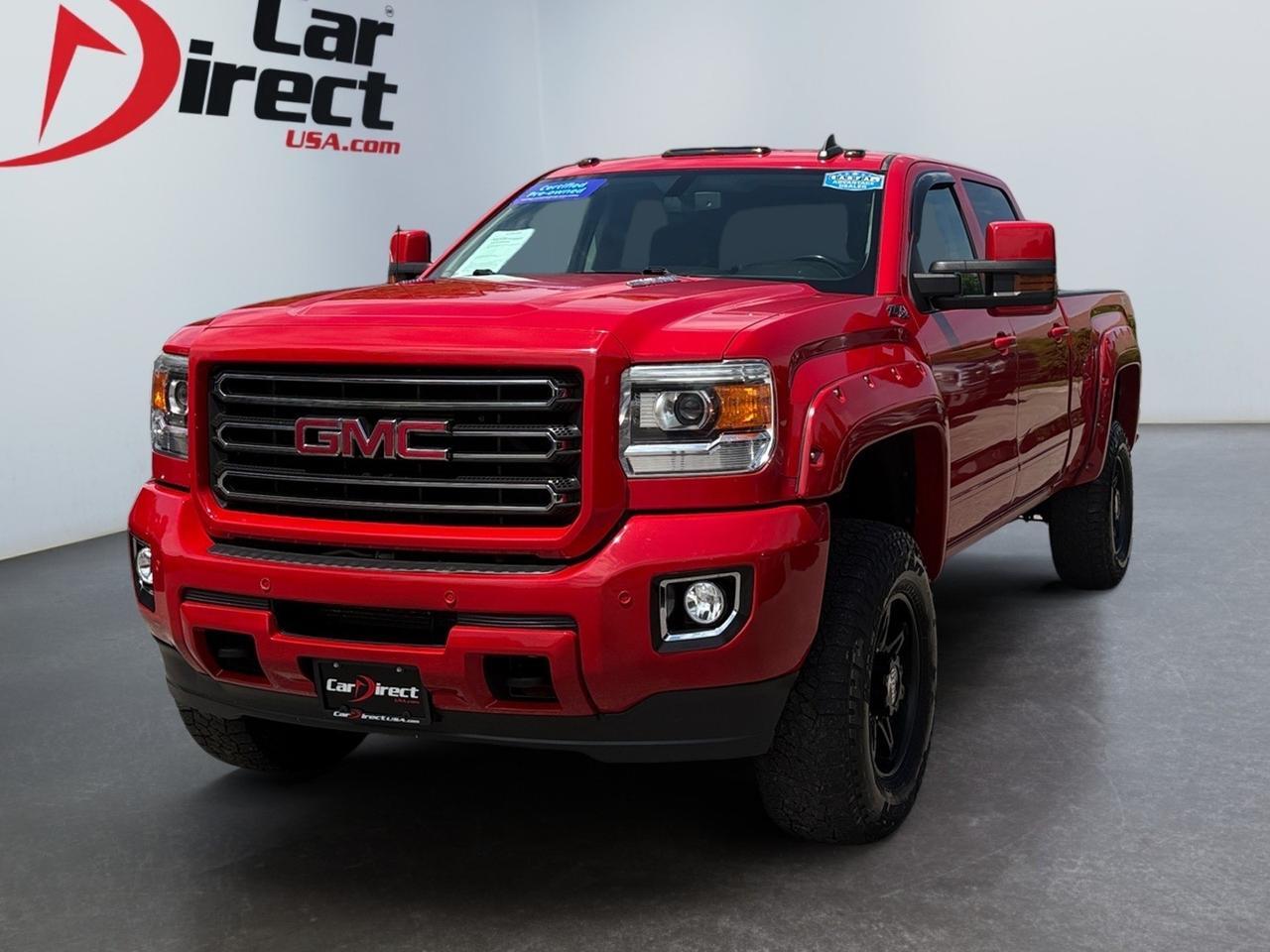 2015 GMC Sierra 2500HD available WiFi SLE, 5TH WHEEL/GOOSENECK TOW PACKAGE, LIFTED, CUSTOM MOTO METAL WHEELS, BACKUP CAMERA, PARKING SENSORS, ONSTAR CONNECT, THIS TRUCK IS RED HOT & READY! Virginia Beach VA