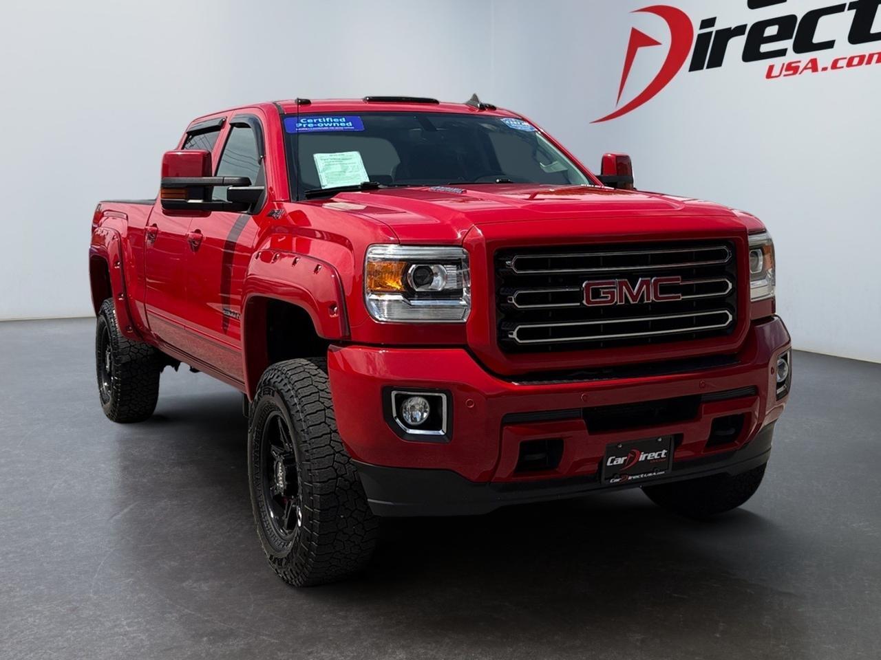2015 GMC Sierra 2500HD available WiFi SLE, 5TH WHEEL/GOOSENECK TOW PACKAGE, LIFTED, CUSTOM MOTO METAL WHEELS, BACKUP CAMERA, PARKING SENSORS, ONSTAR CONNECT, THIS TRUCK IS RED HOT & READY!