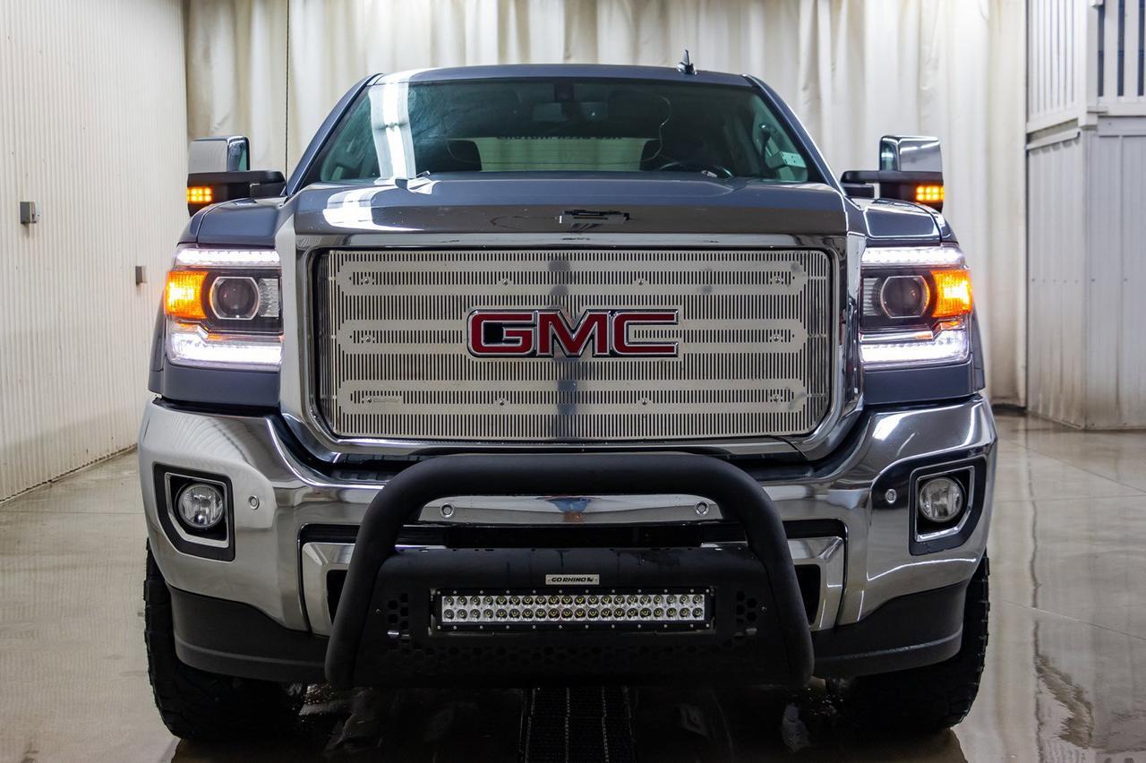 2015 GMC Sierra 3500HD 4x4 Crew Cab SLT Z71 Diesel DEF Delete Level Kit Red Deer AB