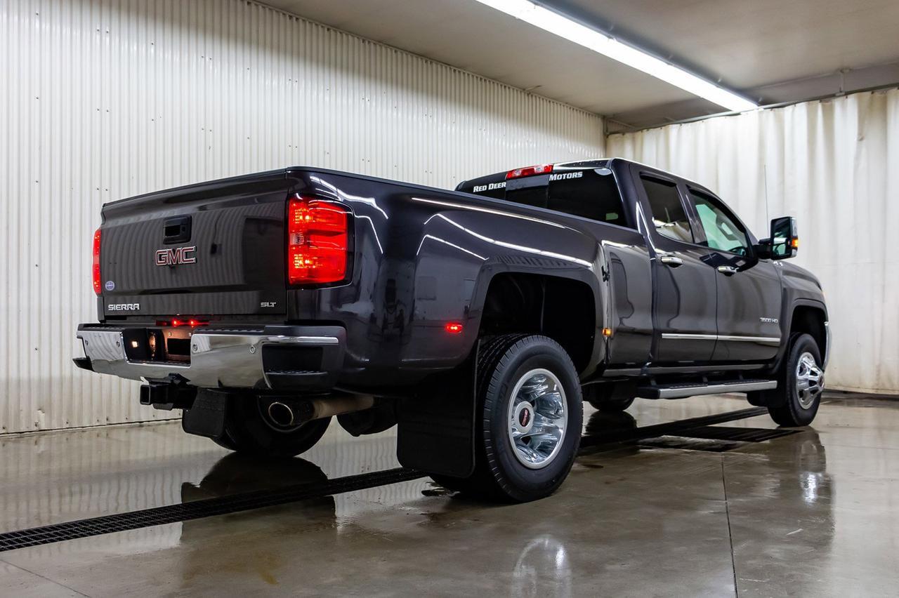 2015 GMC Sierra 3500HD 4x4 Double Cab SLT Dually Leather Nav Red Deer AB