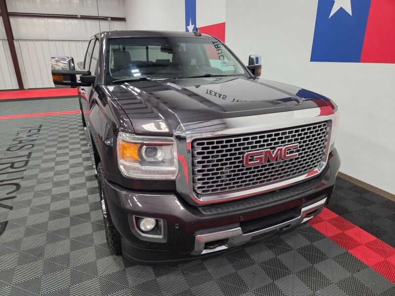 2015 GMC Sierra 3500HD Denali 4WD Long Bed 6.6L Duramax Diesel GPS FREE WARRANTY Arlington TX