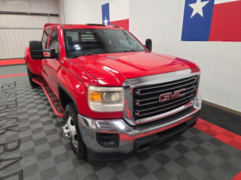 2015 GMC Sierra 3500HD SLE 4WD Dually 6.6L Duramax Diesel Alcoa Wheels FREE WARRANTY Arlington TX