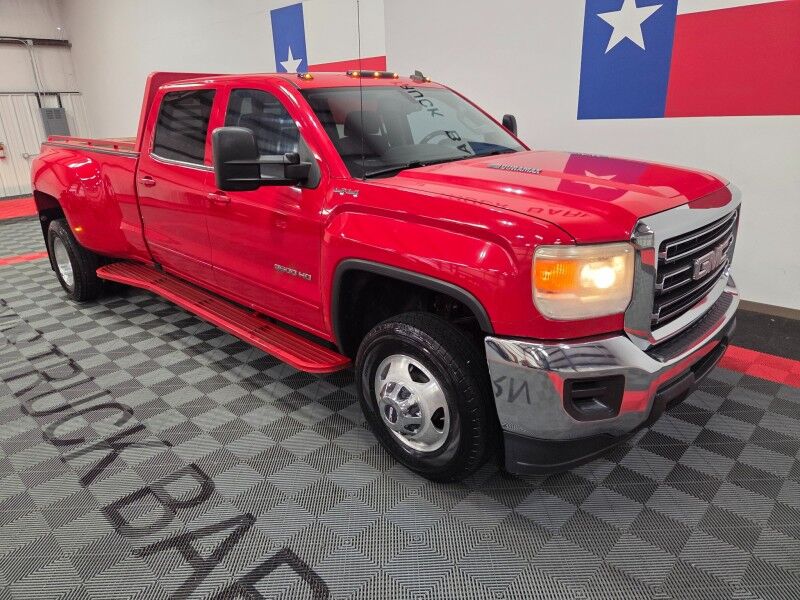 2015 GMC Sierra 3500HD SLE 4WD Dually 6.6L Duramax Diesel Alcoa Wheels FREE WARRANTY Arlington TX