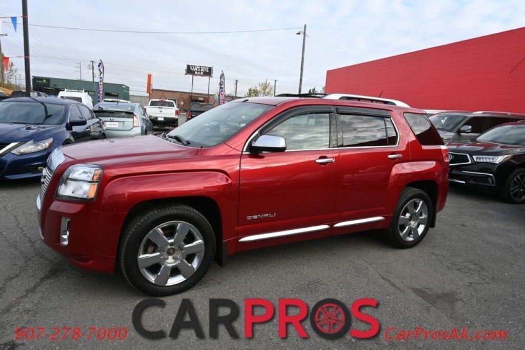 2015 GMC Terrain Denali - AWD - 3.6L V6 - Auto Start - Power & Heated Leather Seats - Pioneer Speakers - Navigation - Sunroof - Lane Departure & Blind Spot Alert - Bluetooth - Back Up Camera - Keyless Entry - Power Liftgate - Rear Park Assist - Tow Pkg Anchorage AK