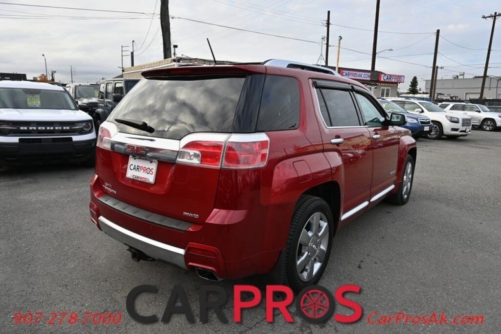2015 GMC Terrain Denali - AWD - 3.6L V6 - Auto Start - Power & Heated Leather Seats - Pioneer Speakers - Navigation - Sunroof - Lane Departure & Blind Spot Alert - Bluetooth - Back Up Camera - Keyless Entry - Power Liftgate - Rear Park Assist - Tow Pkg Anchorage AK