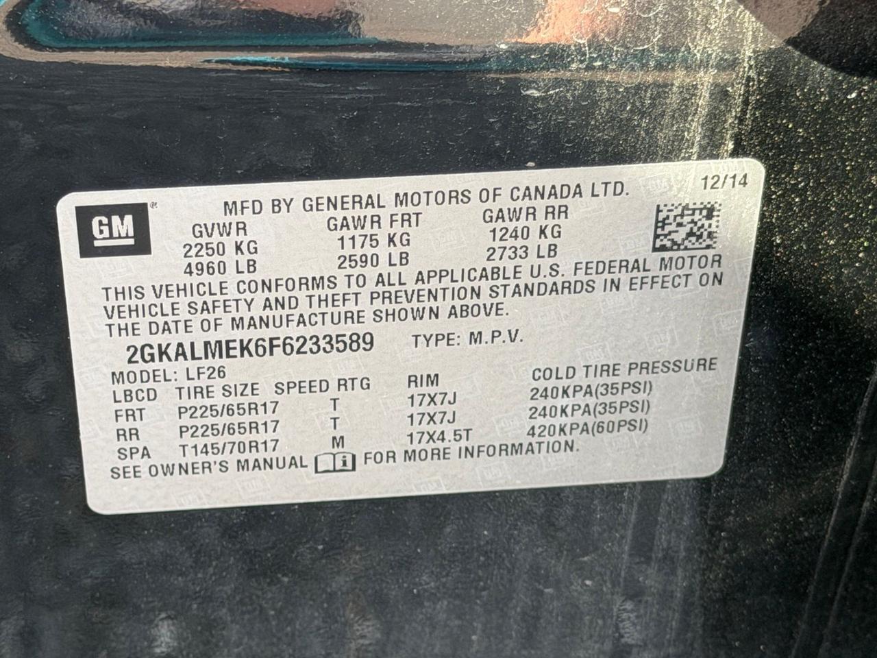 2015 GMC Terrain SLE-1 Fredericksburg VA