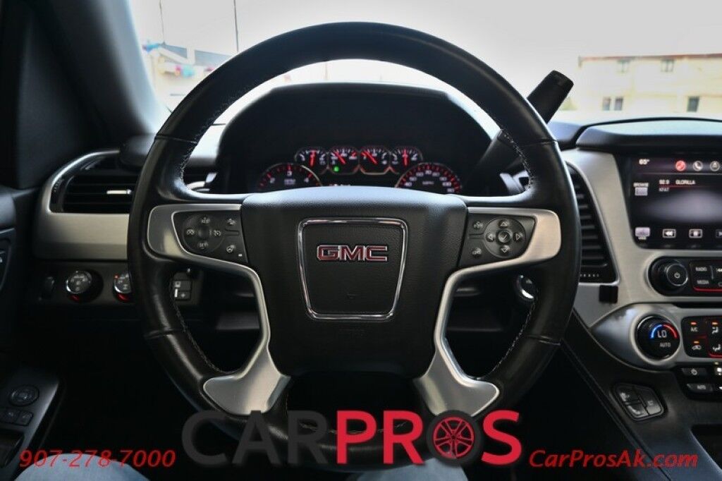 2015 GMC Yukon SLT - 5.3L V8 - 4X4 - Heated & Cooled Leather Seats - Heated Steering Wheel - 2nd Row Heated Bucket Seats - 3rd Row Seating - Navigation - Bluetooth - Sunroof - Tow Package Anchorage AK