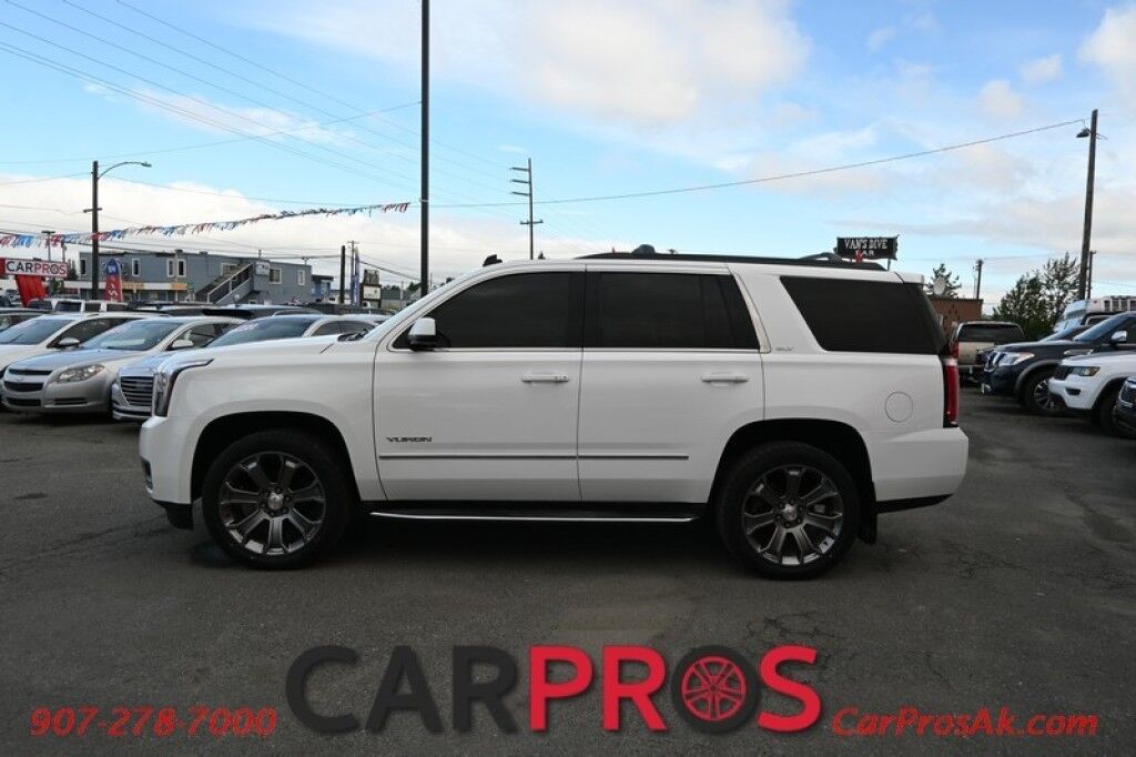 2015 GMC Yukon SLT - 5.3L V8 - 4X4 - Heated & Cooled Leather Seats - Heated Steering Wheel - 2nd Row Heated Bucket Seats - 3rd Row Seating - Navigation - Bluetooth - Sunroof - Tow Package Anchorage AK