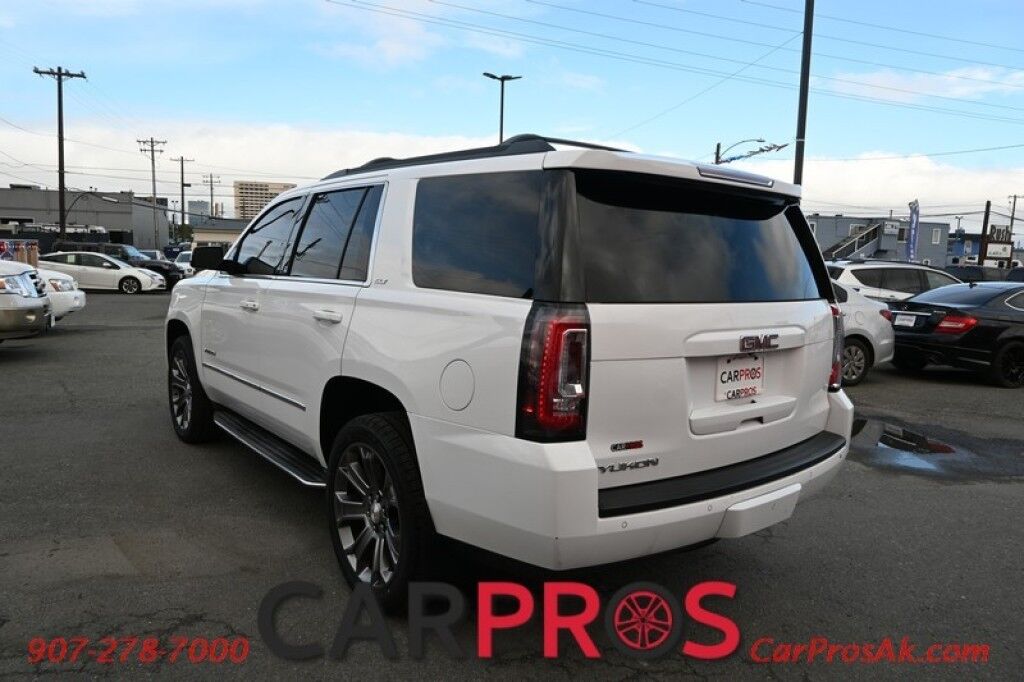2015 GMC Yukon SLT - 5.3L V8 - 4X4 - Heated & Cooled Leather Seats - Heated Steering Wheel - 2nd Row Heated Bucket Seats - 3rd Row Seating - Navigation - Bluetooth - Sunroof - Tow Package Anchorage AK