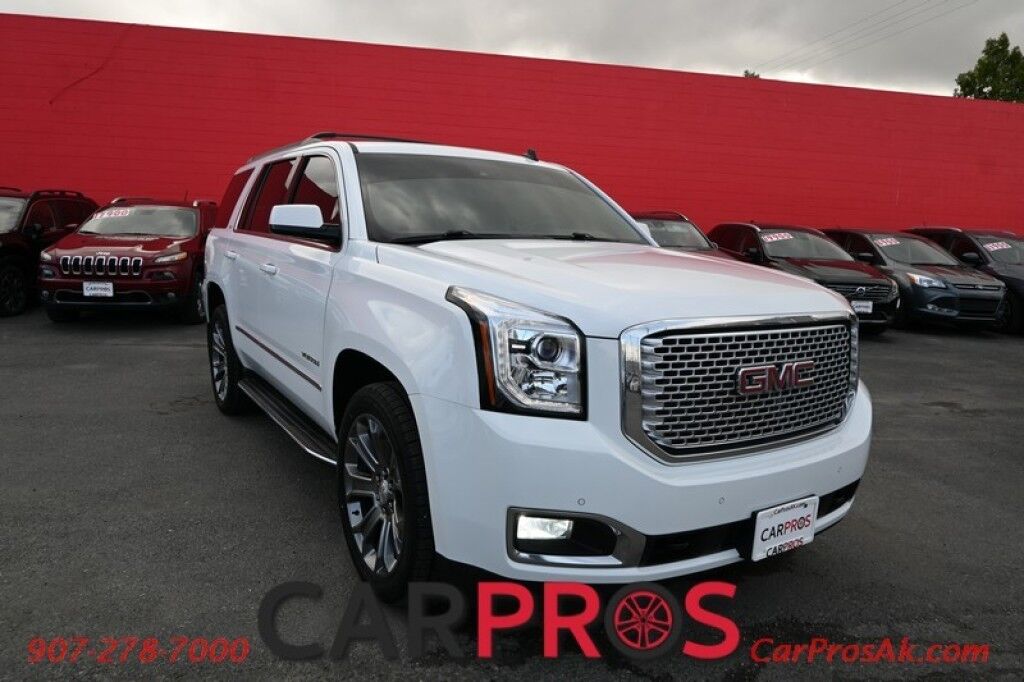 2015 GMC Yukon SLT - 5.3L V8 - 4X4 - Heated & Cooled Leather Seats - Heated Steering Wheel - 2nd Row Heated Bucket Seats - 3rd Row Seating - Navigation - Bluetooth - Sunroof - Tow Package Anchorage AK