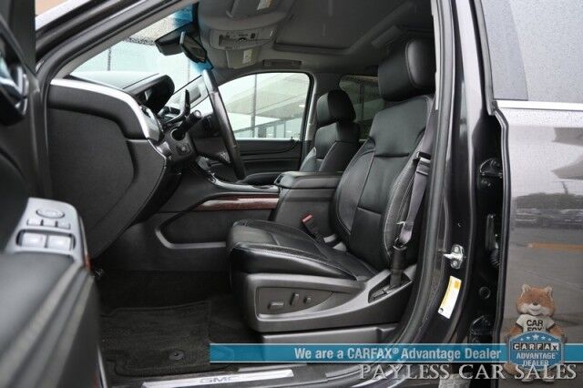 2015 GMC Yukon SLT / 4X4 / AutoStart / Heated & Cooled Leather Seats / Heated Steering Wheel / Navigation / Sunroof / Bose Speakers / Rear Entertainment / Lane Departure & Blind Sport Alert / Collision Alert / 3rd Row / Seats 7 / Tow Pkg Anchorage AK