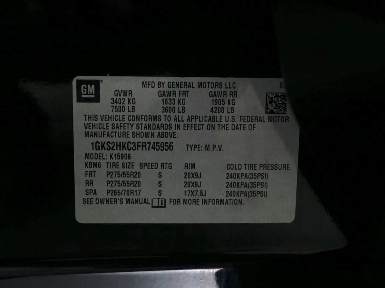 2015 GMC Yukon XL SLT 5.3L Ecotec3 V8 4x4 Mansfield TX