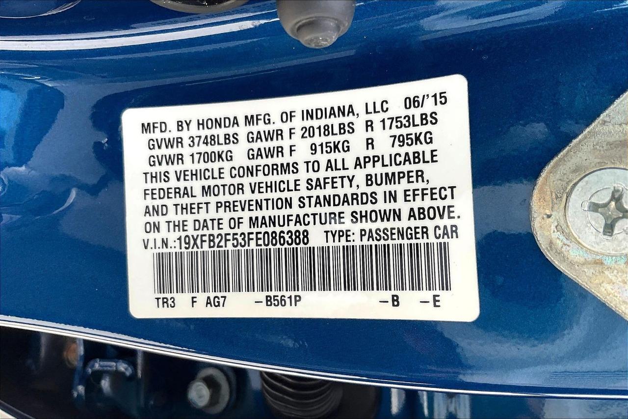 2015 HONDA CIVIC LX Houston TX