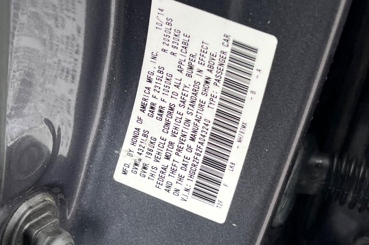 2015 Honda Accord Roseville CA