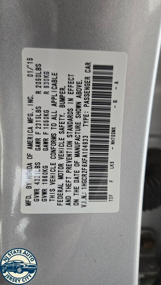 2015 Honda Accord EX-L Jersey City NJ