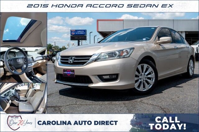 2015 Honda Accord Sedan EX / Sunroof / Remote Keyless Entry!