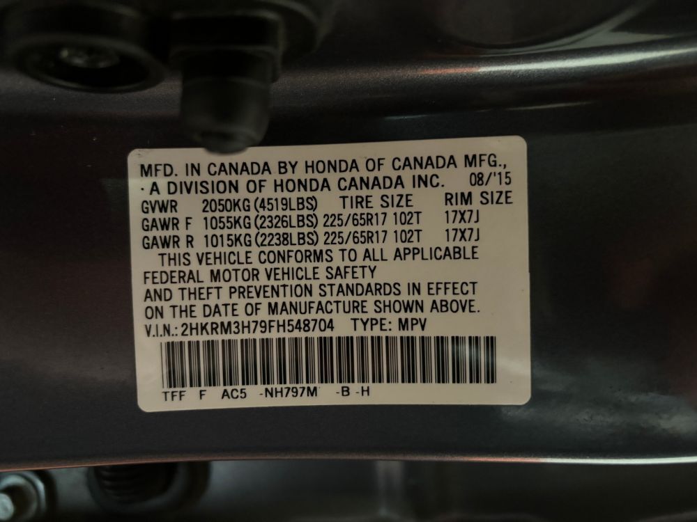 2015 Honda CR-V EX-L Franklin OH