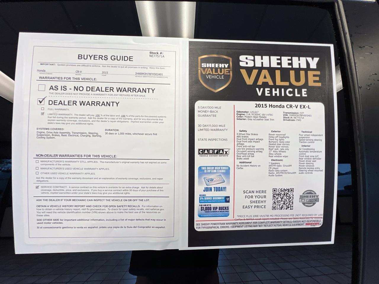 2015 Honda CR-V EX-L Richmond VA